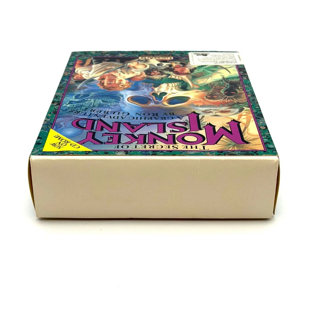 The Secret of Monkey Island PC CD-ROM Big Box Software Toolworks IBM CIB Vintage